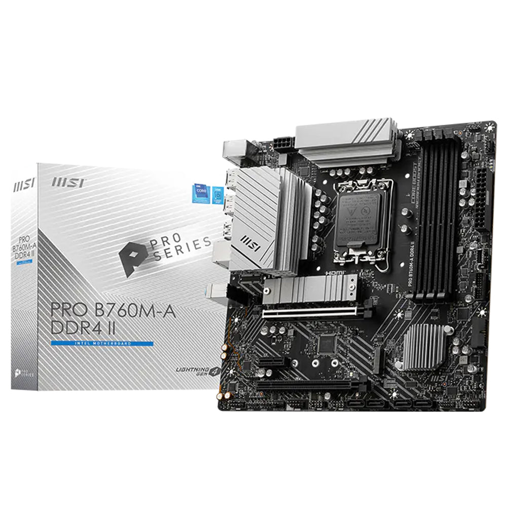 MSI PRO B760M-A DDR4 II Motherboard LGA 1700