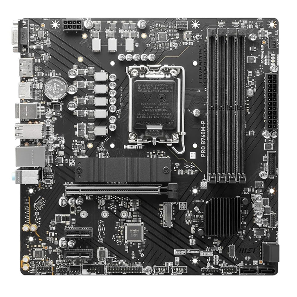 مازر بورد ام اس اي PRO B760M-P DDR5 سوكيت معالج