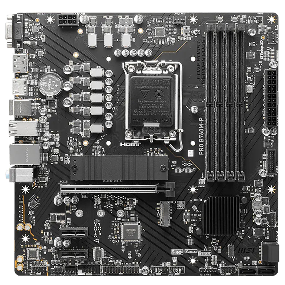 مازر بورد ام اس اي PRO B760M-P DDR5 سوكيت معالج LGA 1700 (اوبن بوكس)