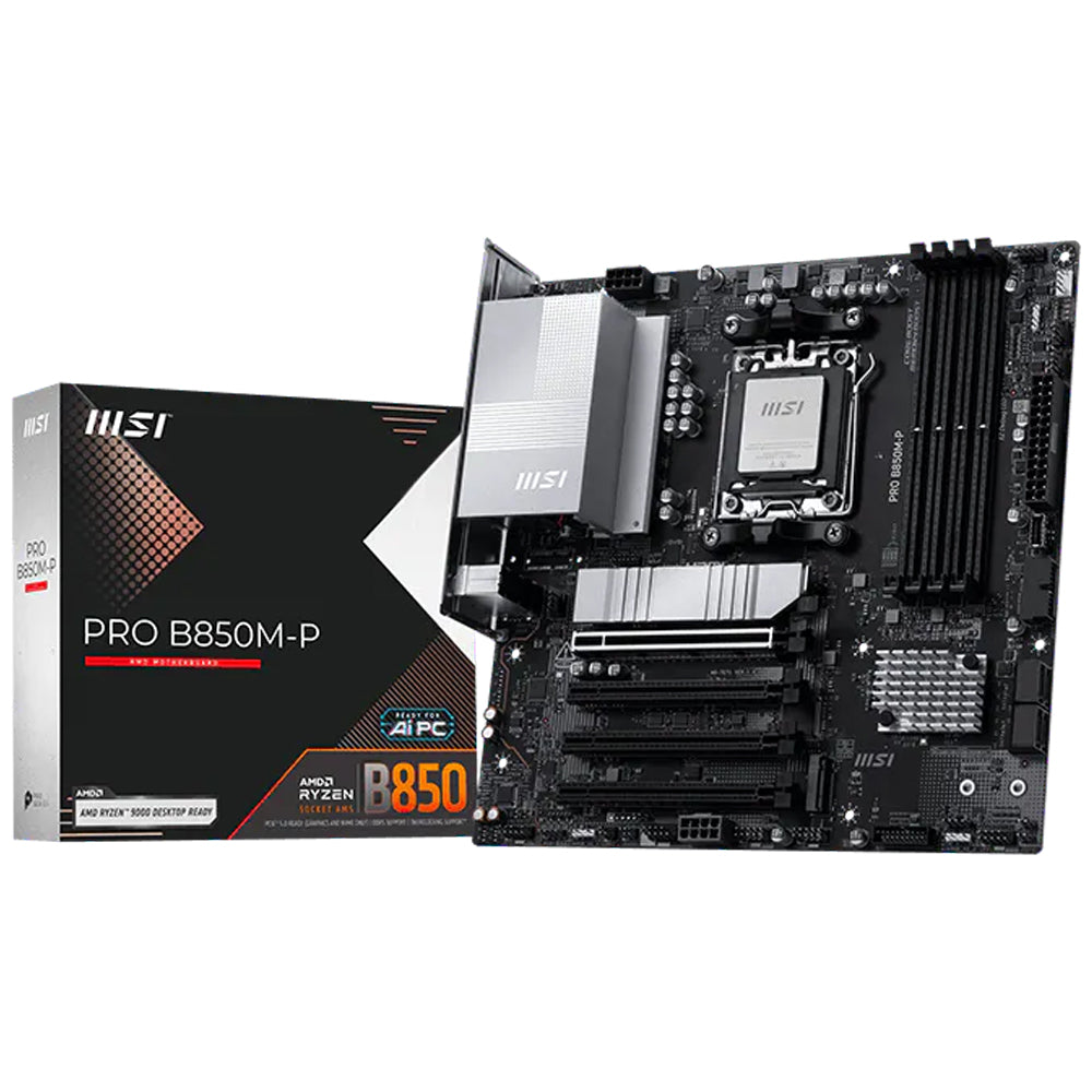 مازر بورد ام اس اي PRO B850M-P DDR5 سوكيت معالج AM5