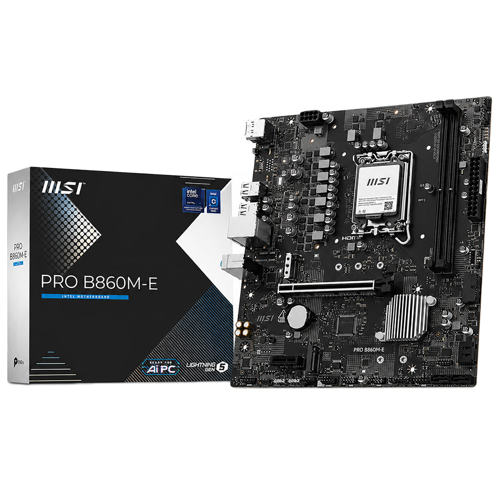 MSI PRO B860M-E DDR5 Motherboard LGA 1851