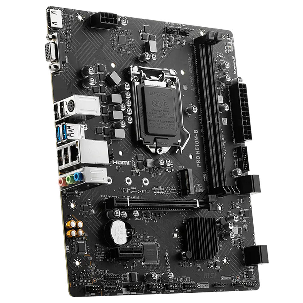 مازر بورد ام اس اى PRO H510M-B DDR4 سوكيت معالج + بروسيسور انتل كور LGA 1200 i3-10105F (بدون علبة)