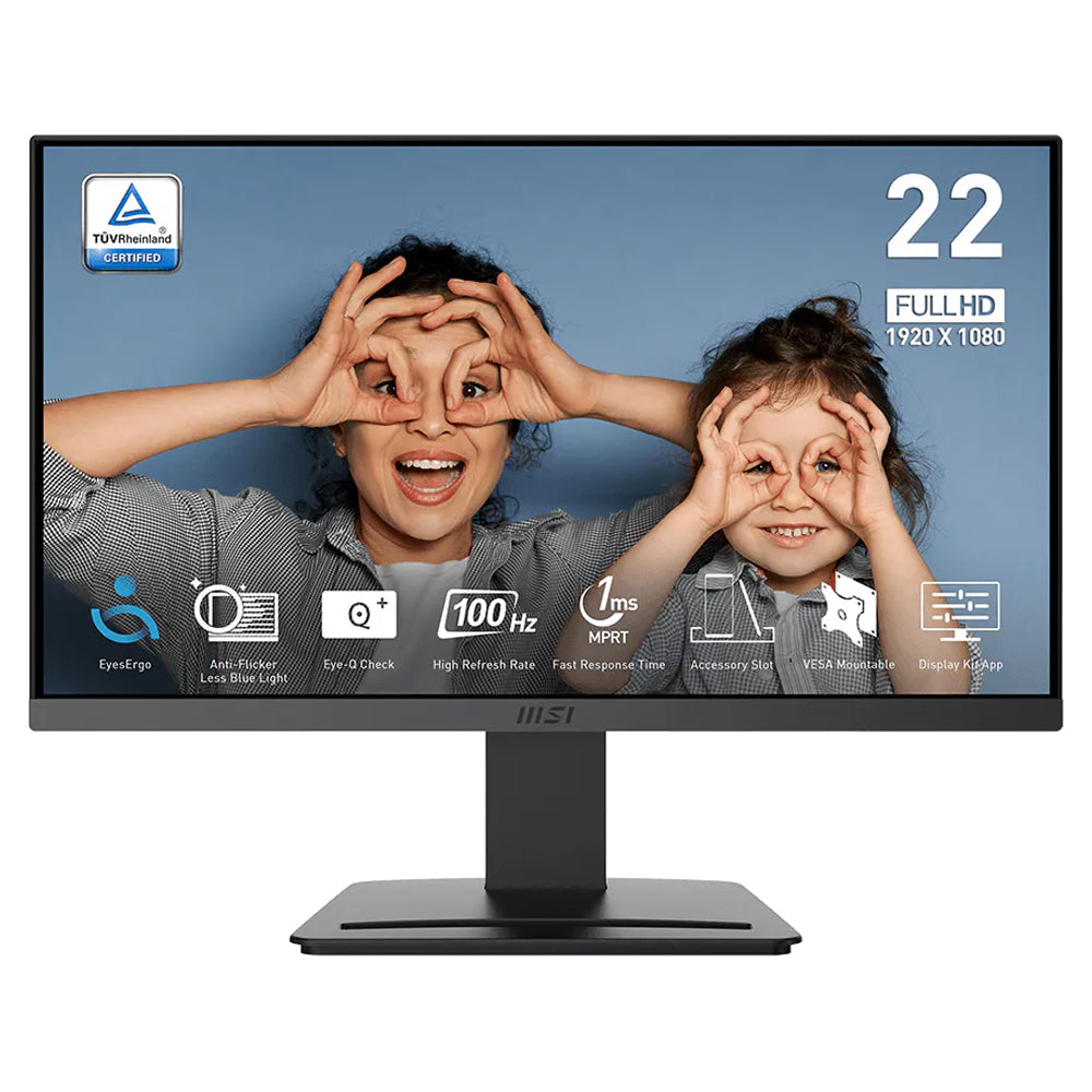 MSI PRO MP223 E2 22 Inch VA FHD Monitor 100Hz