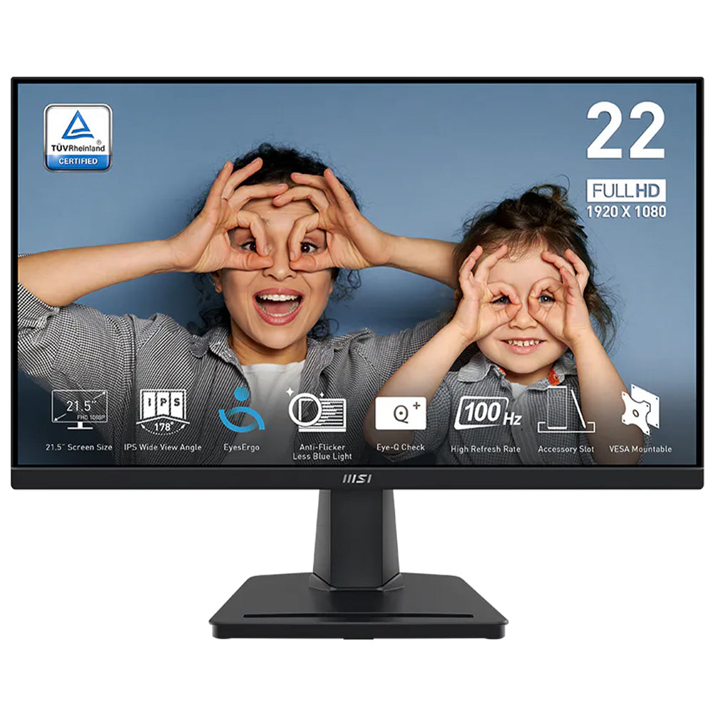 MSI PRO MP225 22 Inch IPS FHD Monitor 100Hz (OPEN BOX)