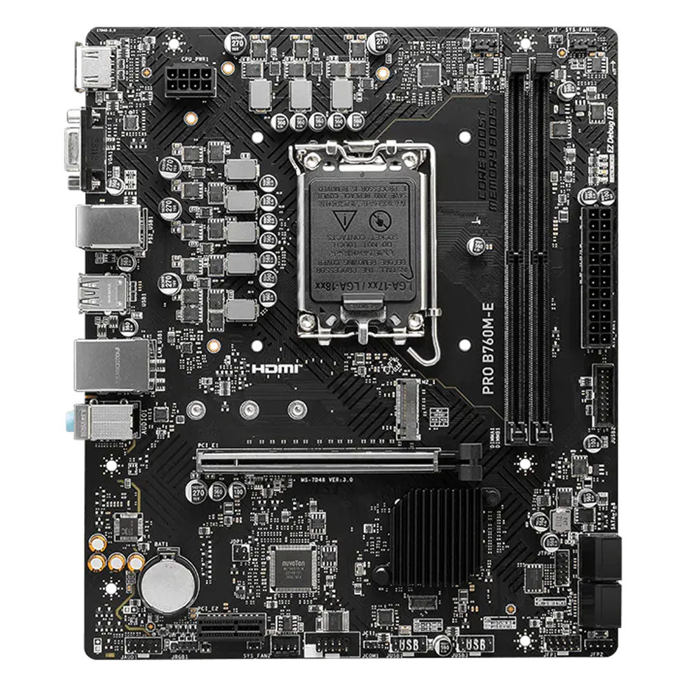 مازر بورد ام اس اي Pro B760M-E DDR5 سوكيت معالج