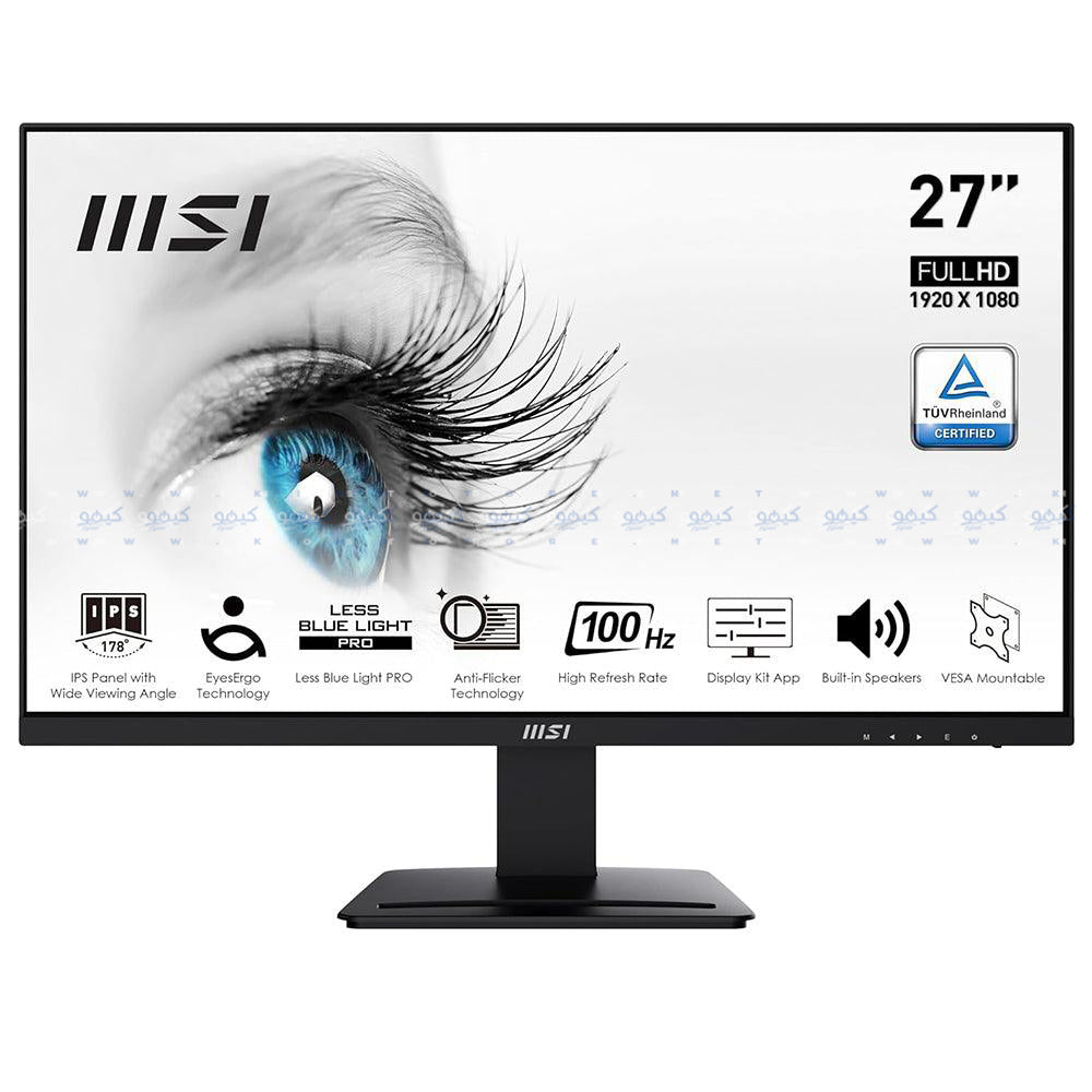MSI Pro MP273A 27 Inch IPS LED FHD Monitor 100Hz