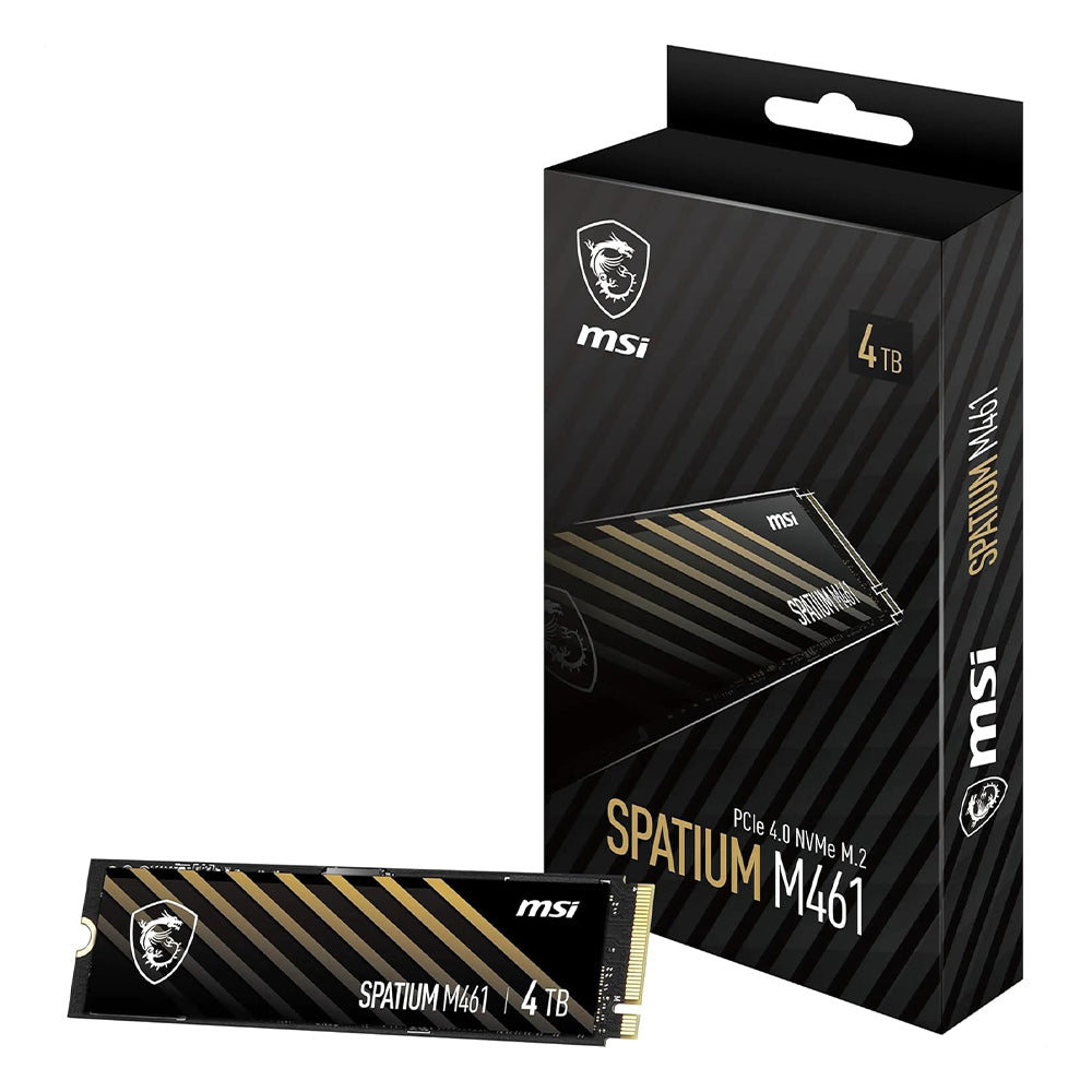 MSI SPATIUM M461 4TB NVMe PCIe M.2 SSD