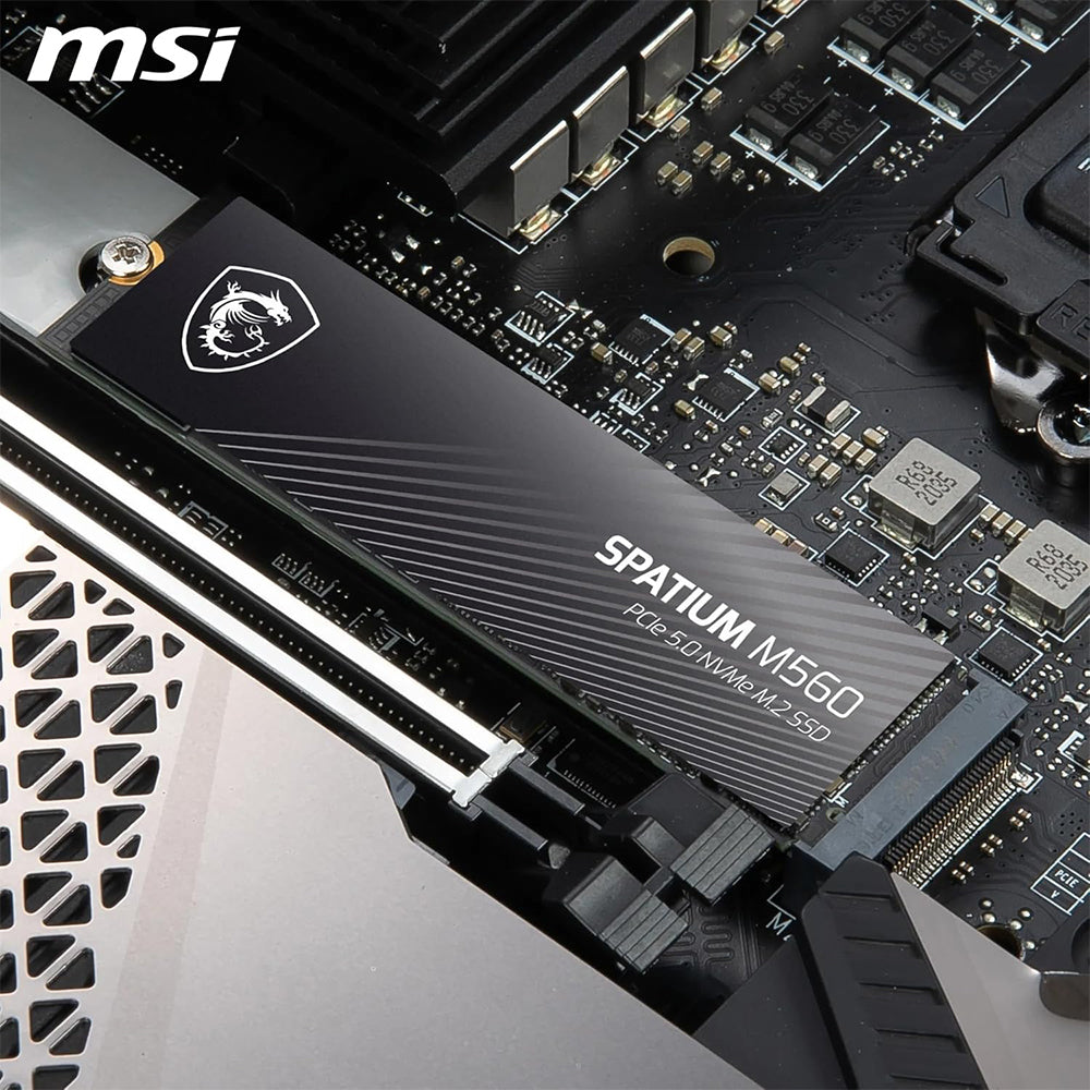 MSI SPATIUM M560 1TB NVMe PCIe 5.0 M.2 SSD