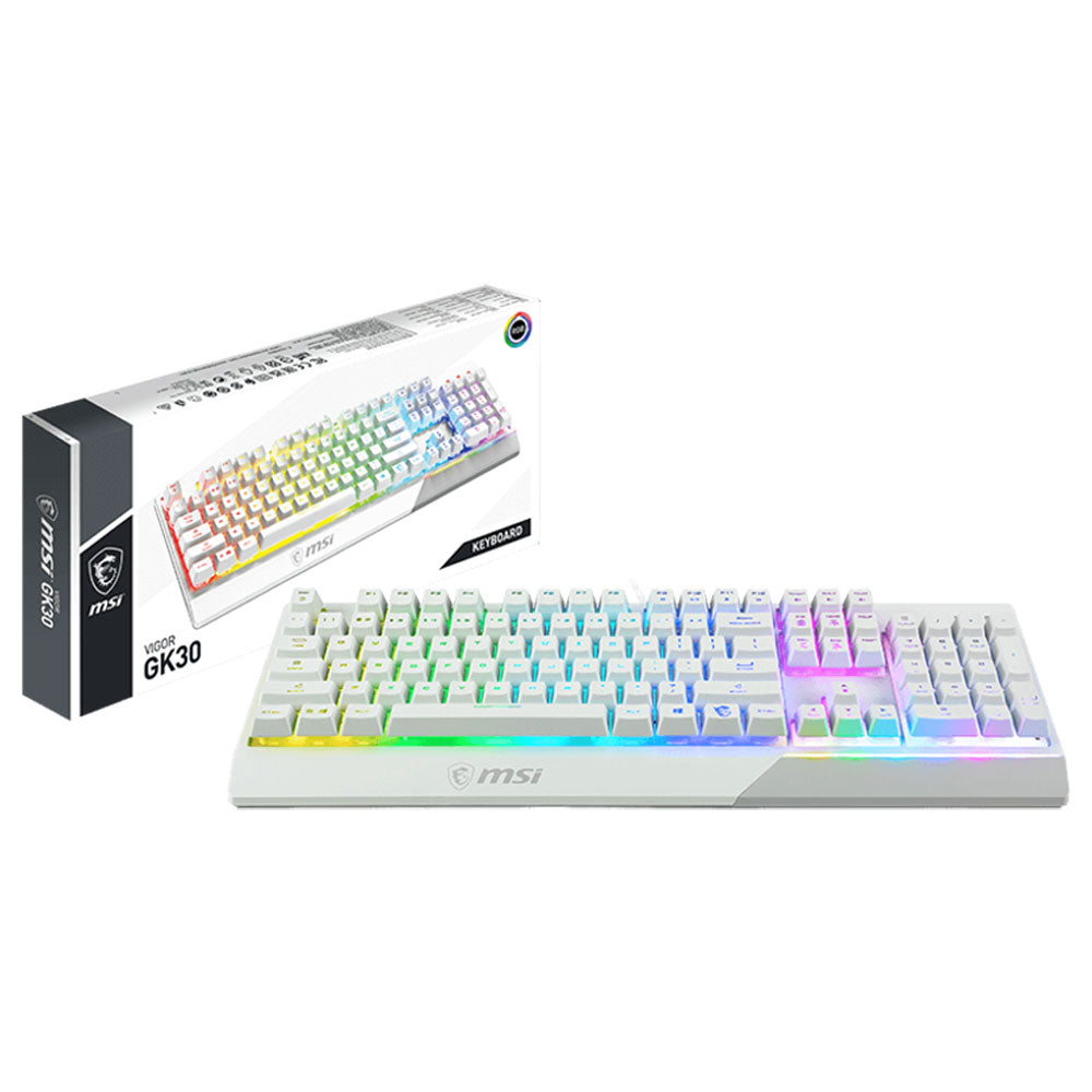 كيبورد ام اس اي سلكي RGB جيمنج إنجليزي وعربي VIGOR GK30