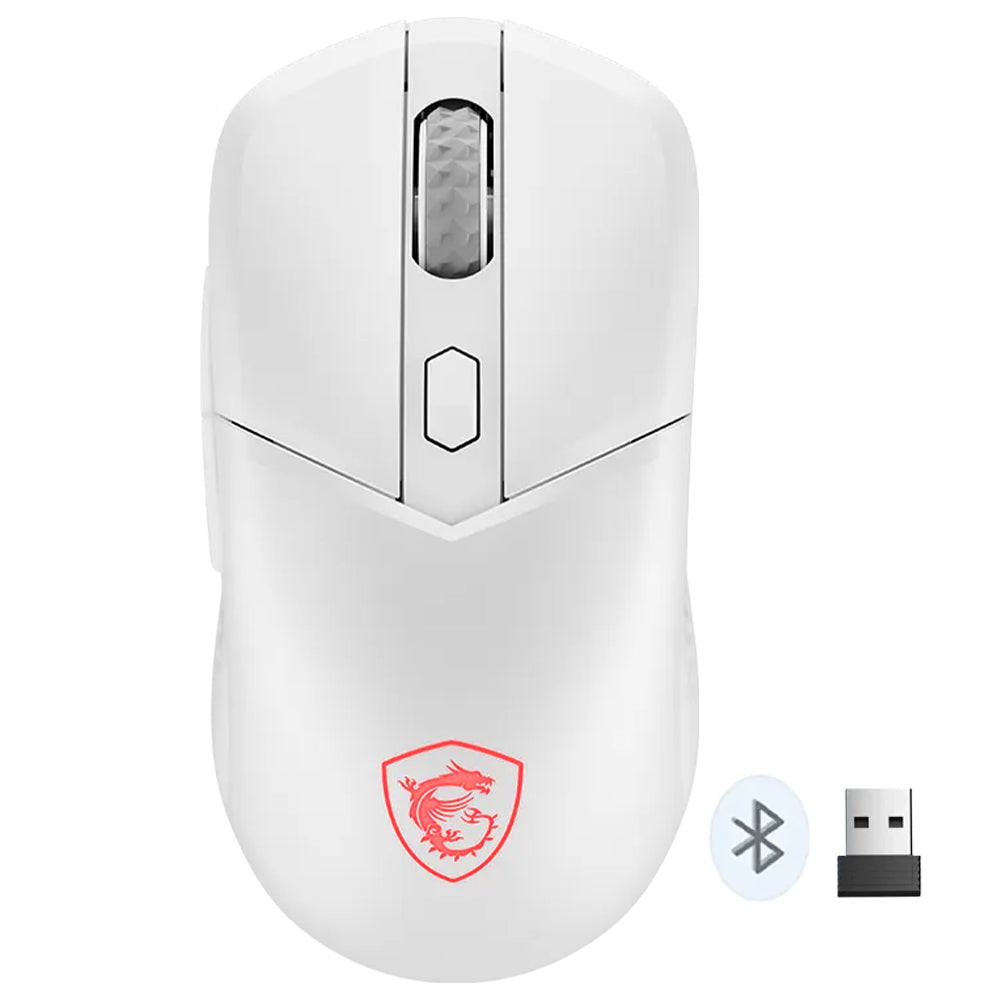 MSI Versa 300 Triple-Mode Rechargeable Bluetooth Wireless & Wired Gaming Mouse 8000DPI