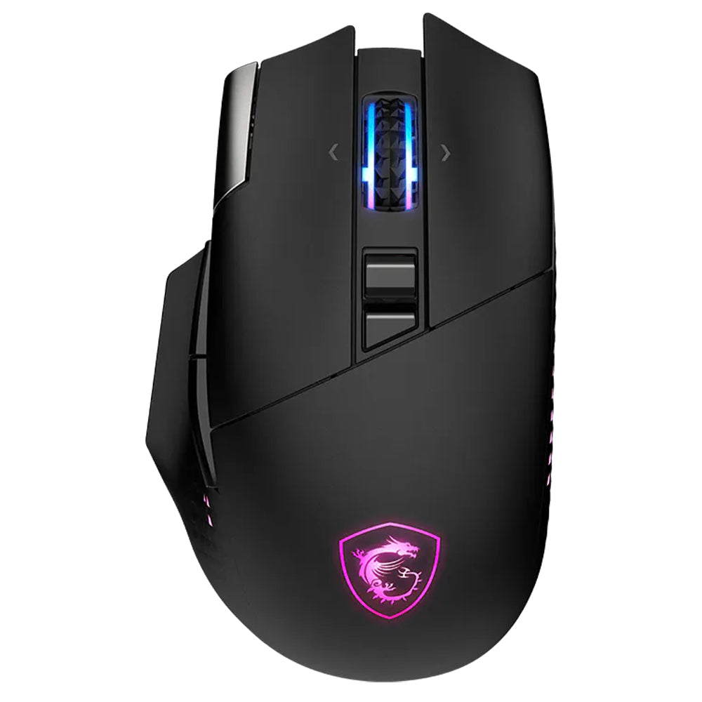 MSI Versa Pro Triple-Mode Rechargeable Bluetooth Wireless & Wired Gaming Mouse 26000DPI + Mouse Dock Pro