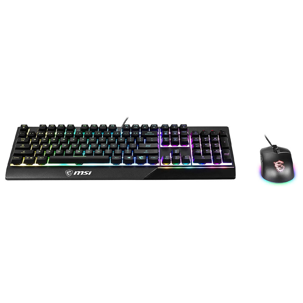 MSI Vigor GK30 Plunger Switch Wired RGB Gaming Keyboard + Mouse Combo English