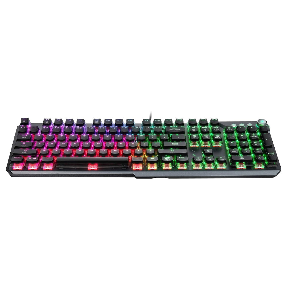 كيبورد ام اس اي سلكي RGB جيمنج سويتش ازرق إنجليزي وعربي Vigor GK71 Sonic