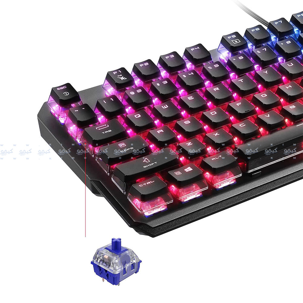 MSI Vigor GK71 Sonic Blue Switch Wired RGB Gaming Keyboard English & Arabic
