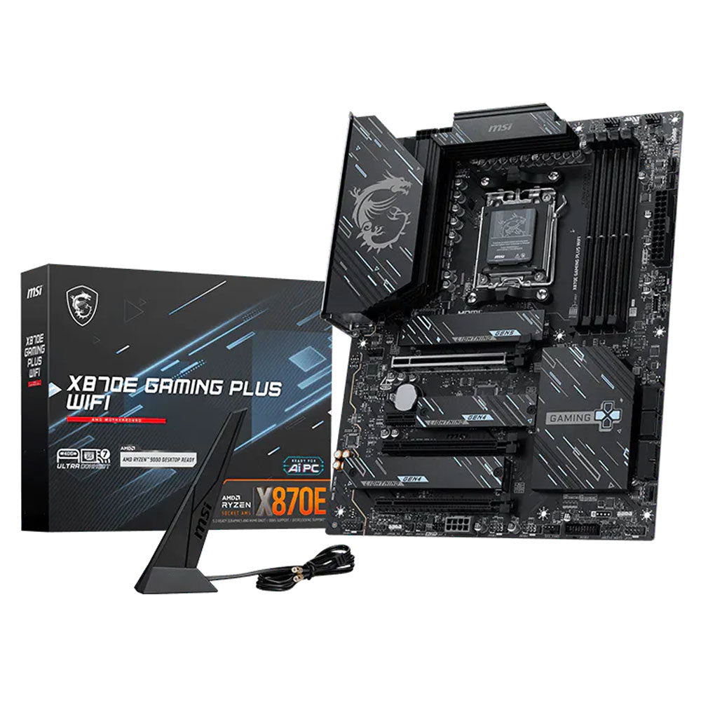 MSI X870E GAMING PLUS WiFi
Motherboard AM5