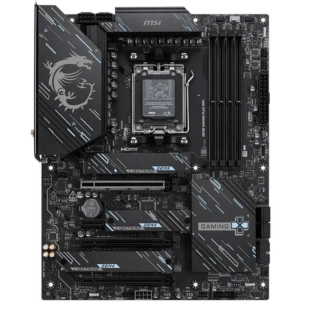 MSI X870E GAMING PLUS WiFi DDR5 Motherboard