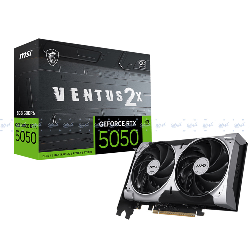 MSI GeForce RTX 5050 VENTUS 2X OC 8GB GDDR6 Graphics Card
