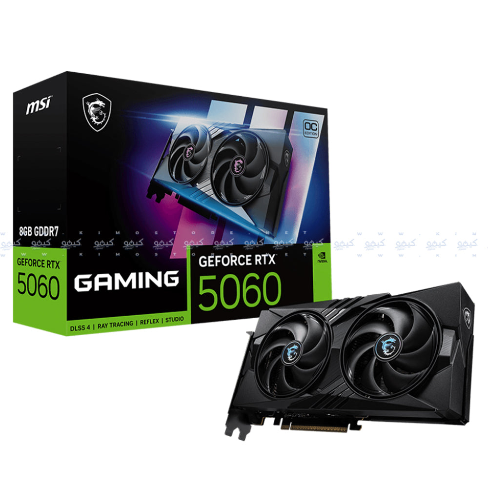 كارت شاشة ام اس اي GeForce RTX 5060 GAMING OC 8GB GDDR7