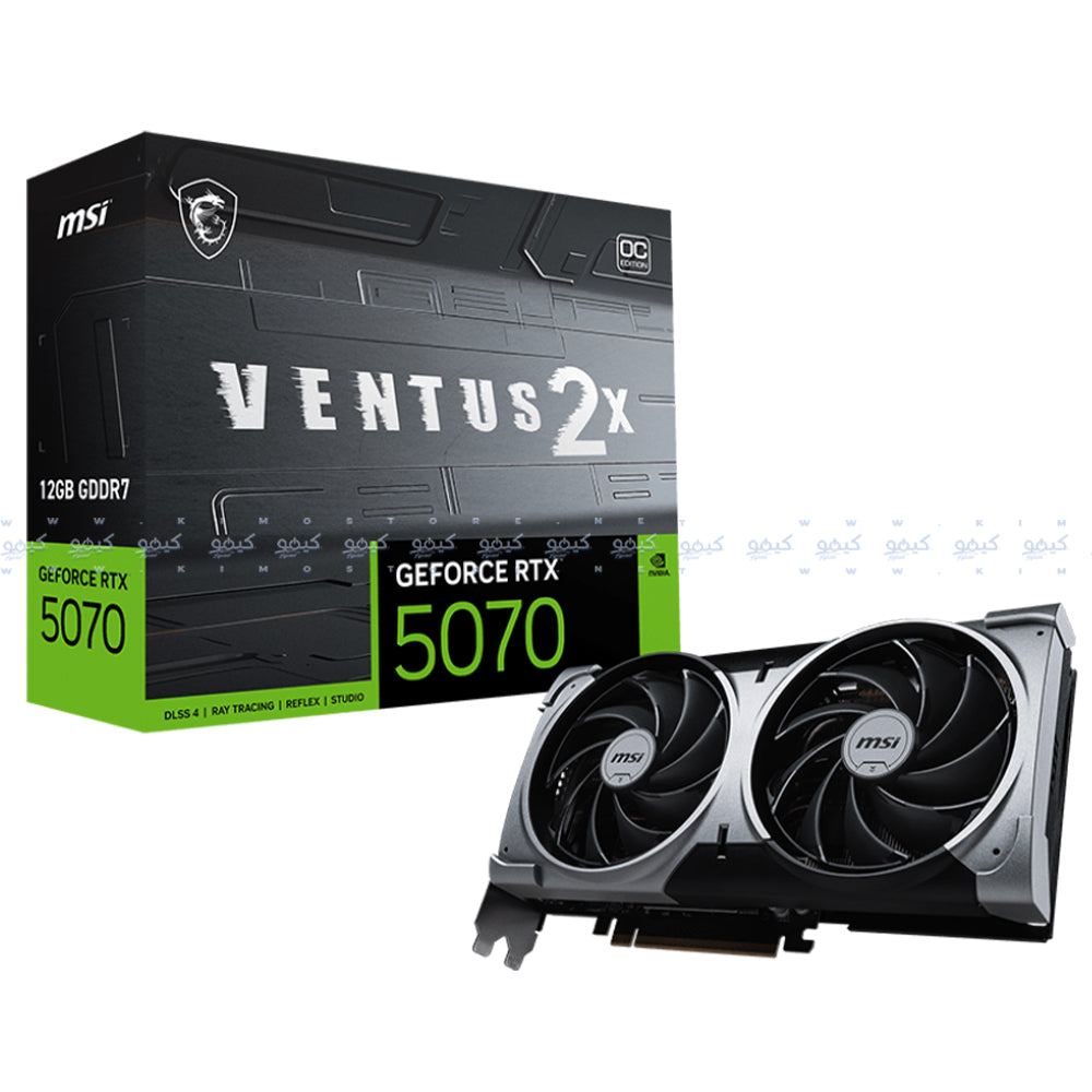 MSI GeForce RTX 5070 VENTUS 2X OC 12GB GDDR7 Graphics Card