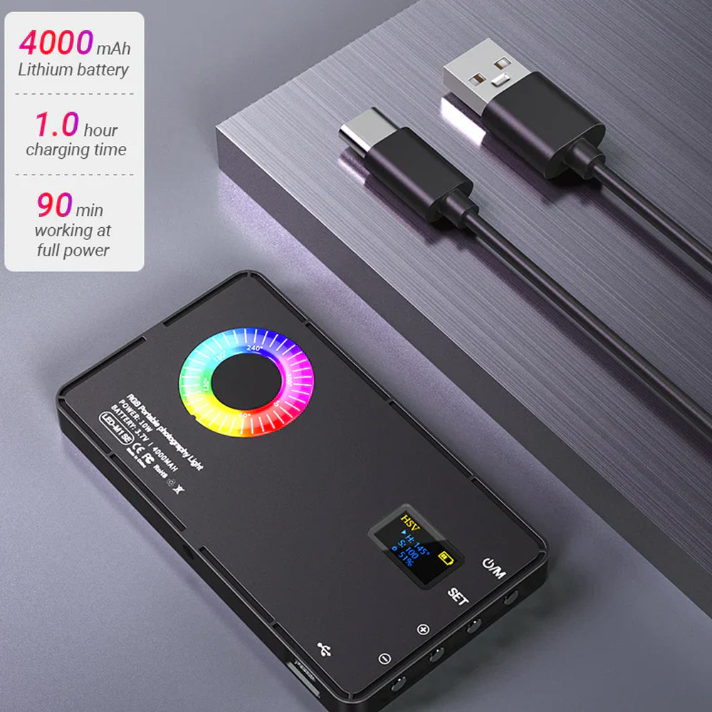 Mamen SL-C02 LED RGB Portable Photography Light