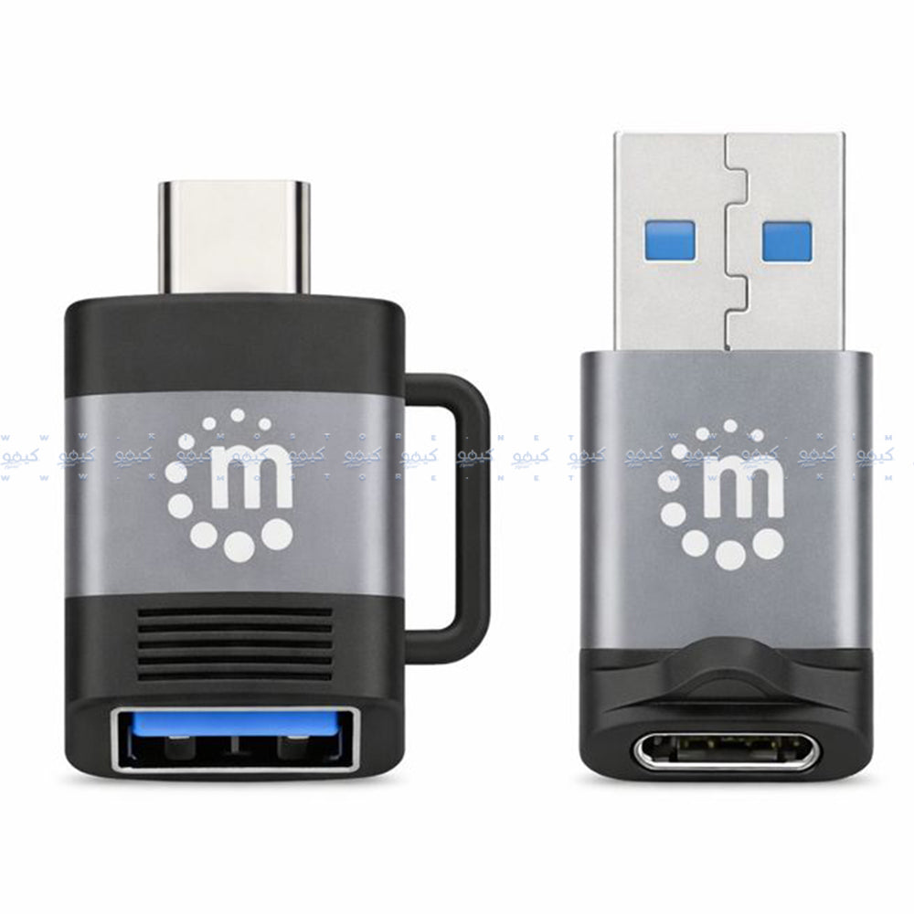 Manhattan CV-14-0 Type-C to USB & USB to Type-C OTG Adapter Converter