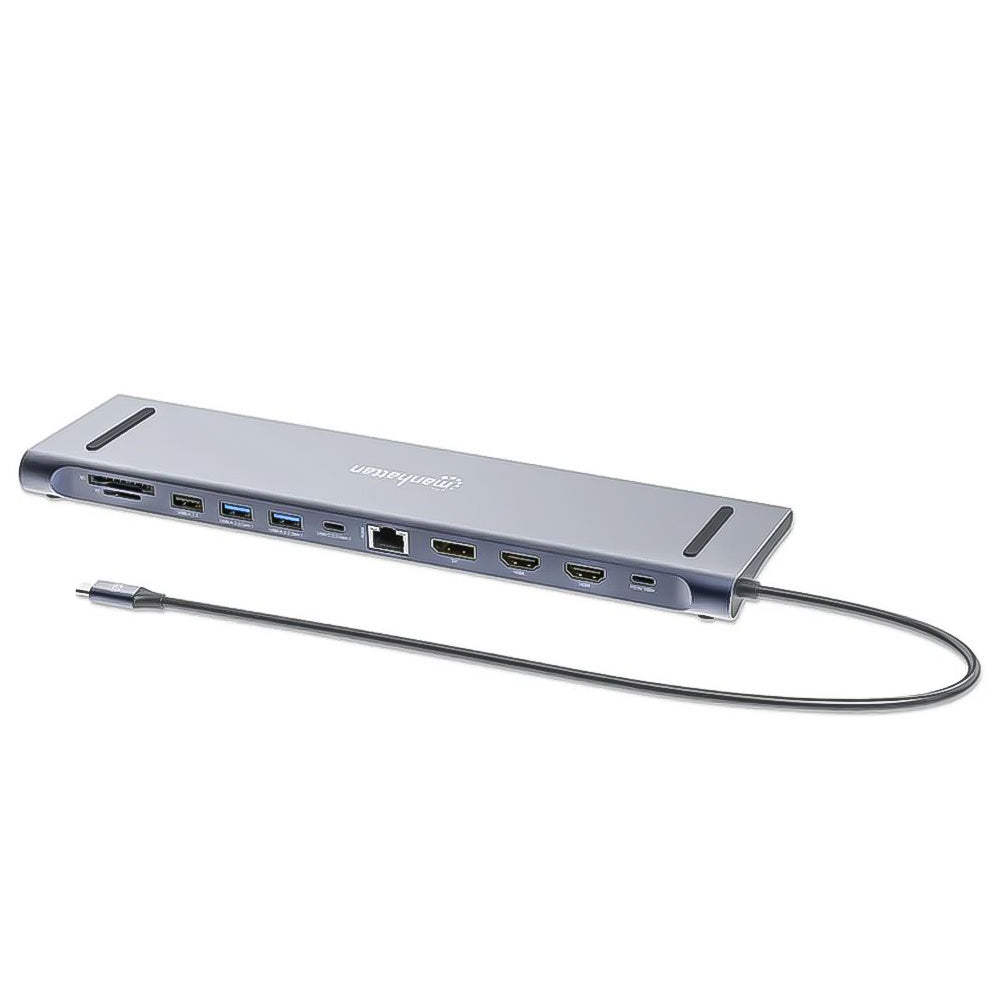 Manhattan CV379 12in1 190305 Type-C 4K Docking Station HUB