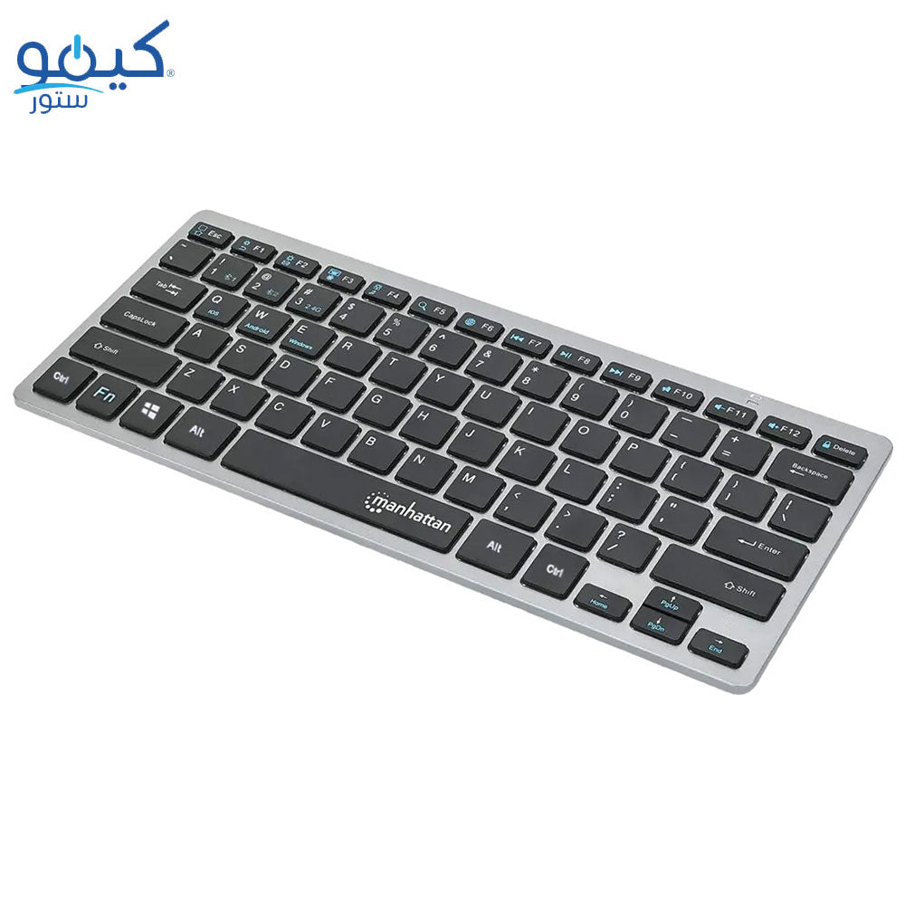 Manhattan Ultra Slim Dual Mode Bluetooth Wireless Keyboard English & Arabic