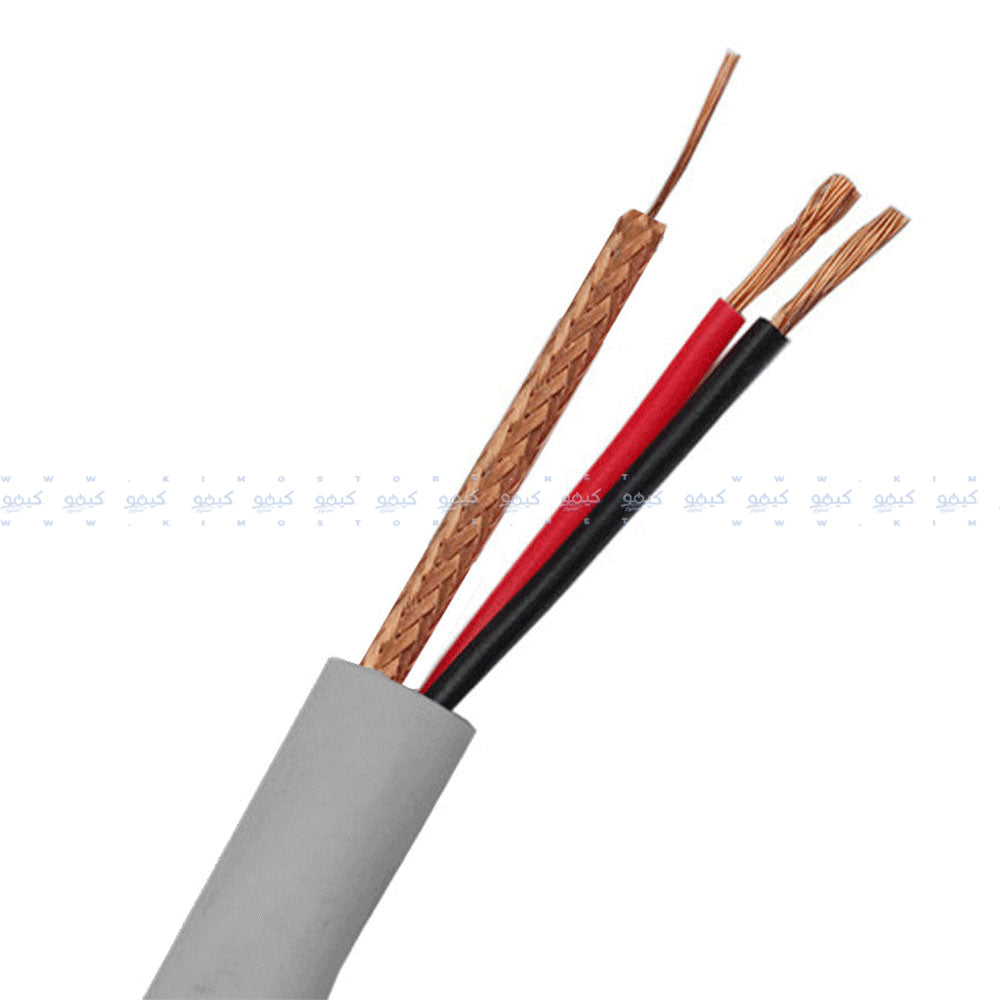 Margo Coaxial Cable RG174 100m - Gray