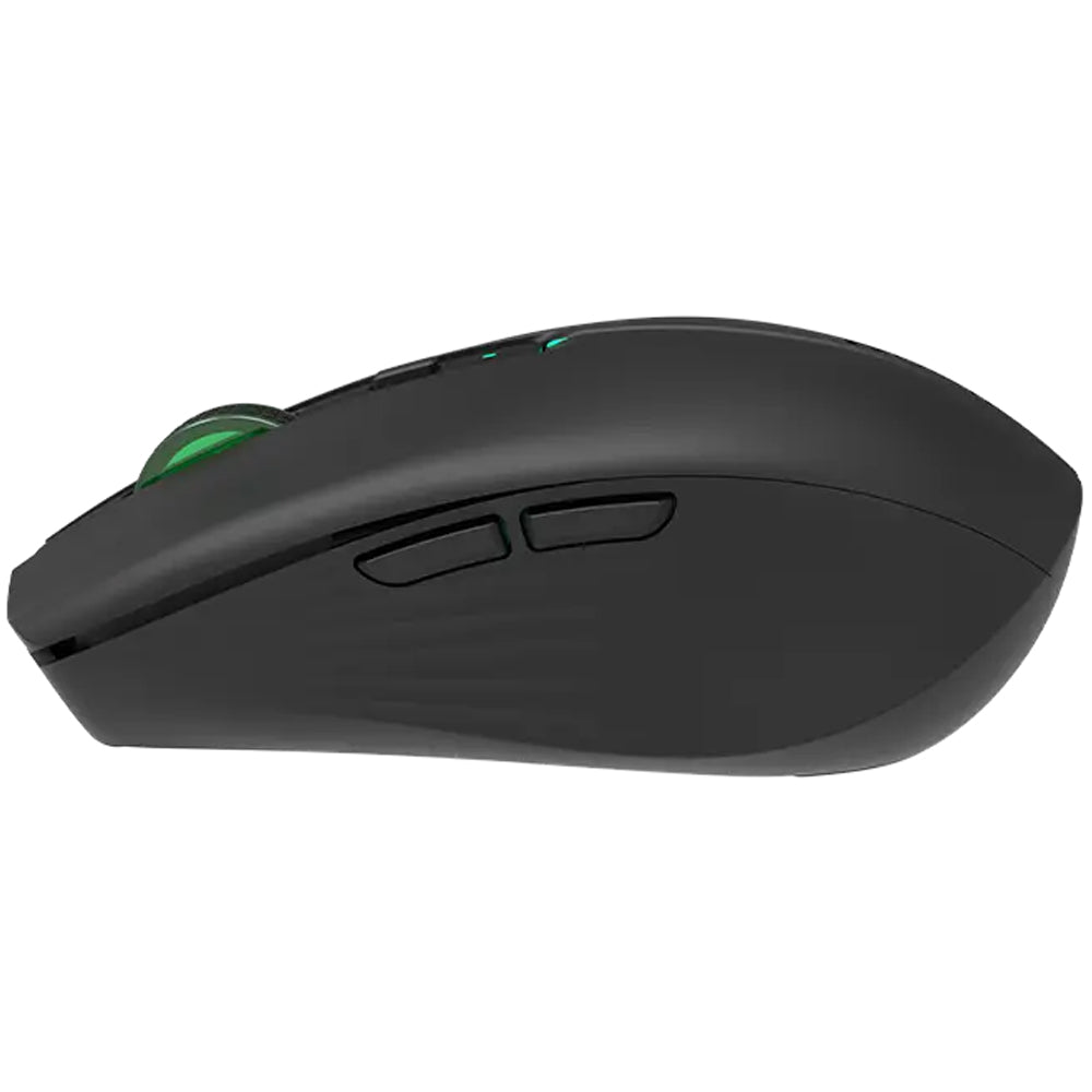 ماوس ميشن لاسلكي بلوتوث ثنائي الوضع قابل للشحن RGB جيمنج 1600 نقطة فى البوصة BTM002 - أسود