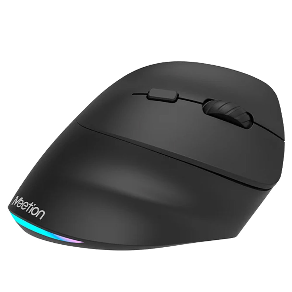 ماوس ميشن لاسلكي و سلكي بلوتوث ثلاثي الوضع قابل للشحن RGB جيمنج 2400 نقطة في البوصة لليد اليمنى BTM010R