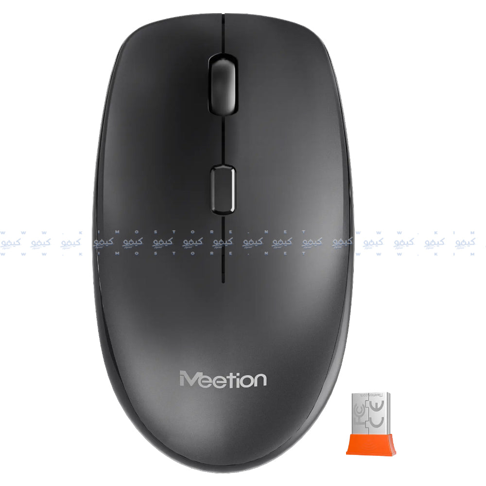 Meetion BTM100 Dual Mode Bluetooth Wireless Mouse 3800Dpi - Steel Gray