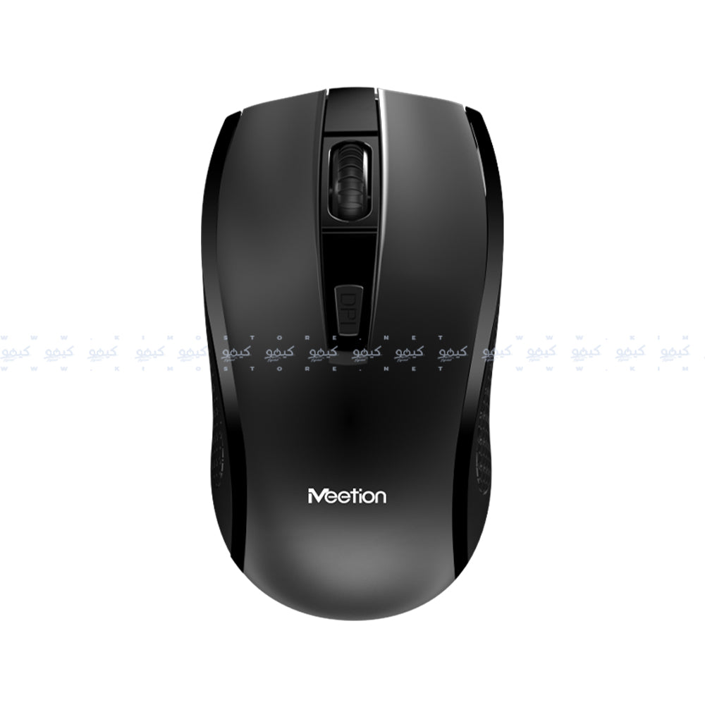 Meetion C4120 Little Wireless Keyboard + Mouse Combo English & Arabic - Black