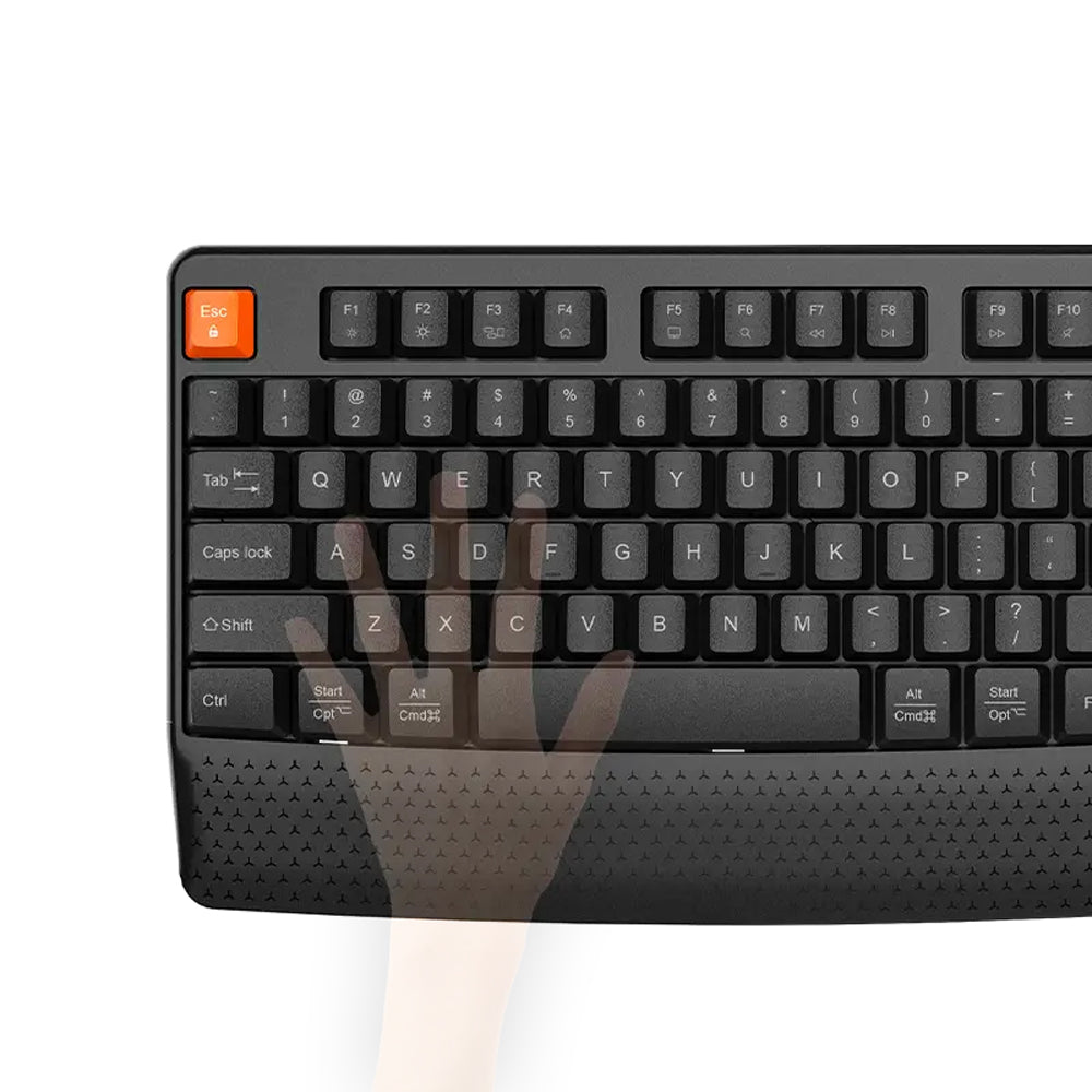 Meetion C4130 Wireless Keyboard + Mouse Combo English & Arabic - Black
