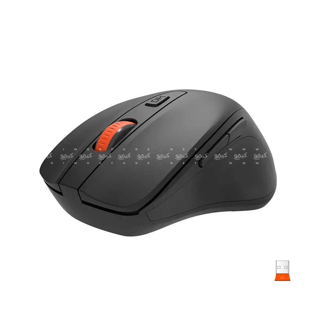 Meetion C4130 Wireless Keyboard + Mouse Combo English & Arabic - Black