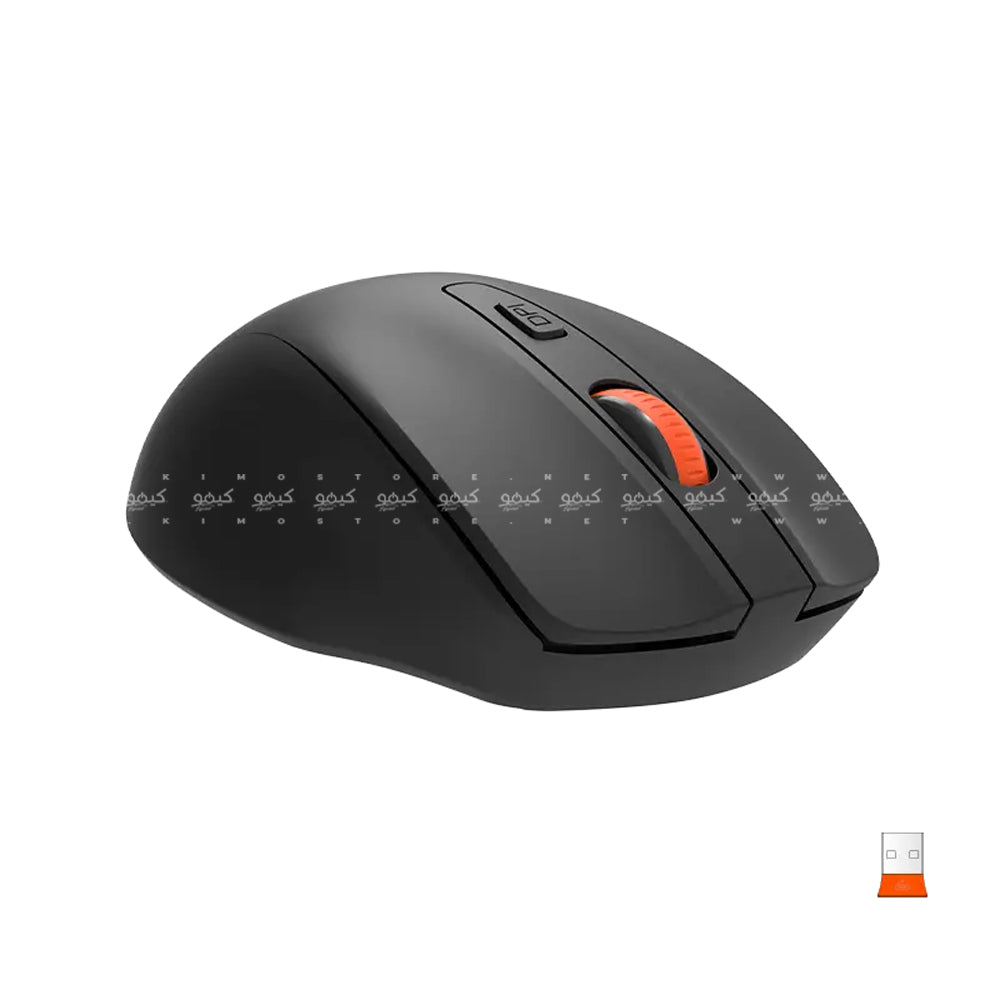 Meetion C4130 Wireless Keyboard + Mouse Combo English & Arabic - Black