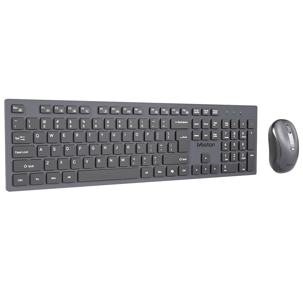 Meetion CW216 Silent Wireless Keyboard + Mouse Combo English & Arabic
