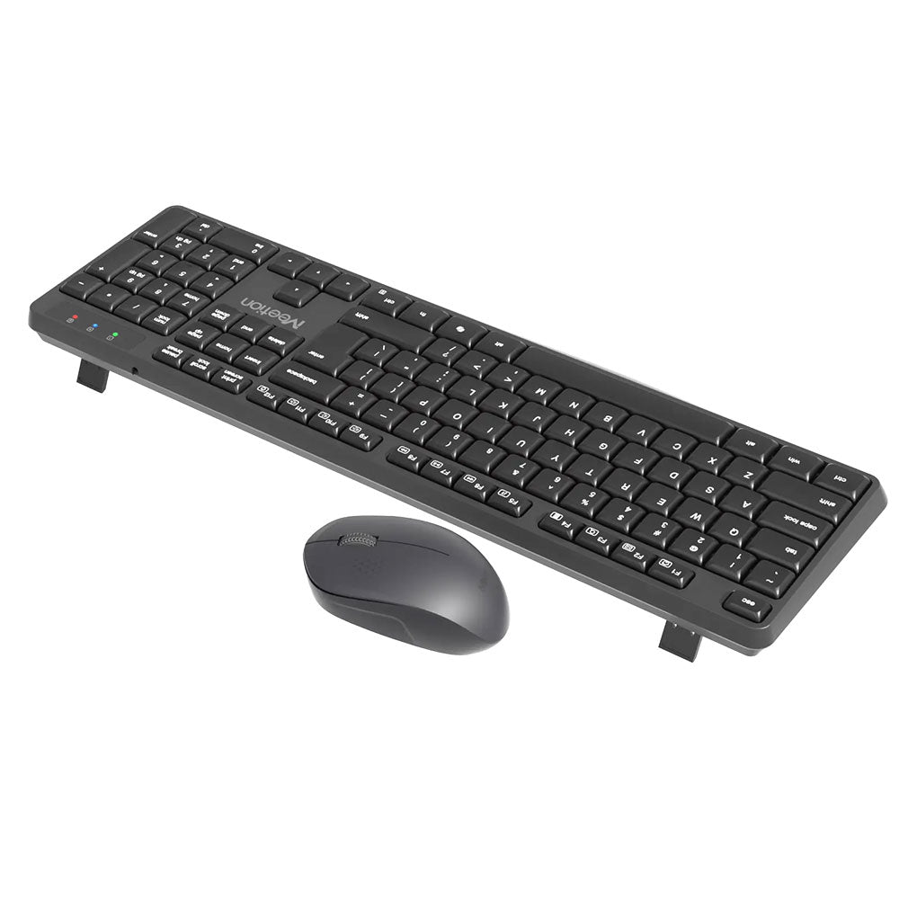 Meetion CW235 Wireless Keyboard + Mouse Combo English & Arabic - Black
