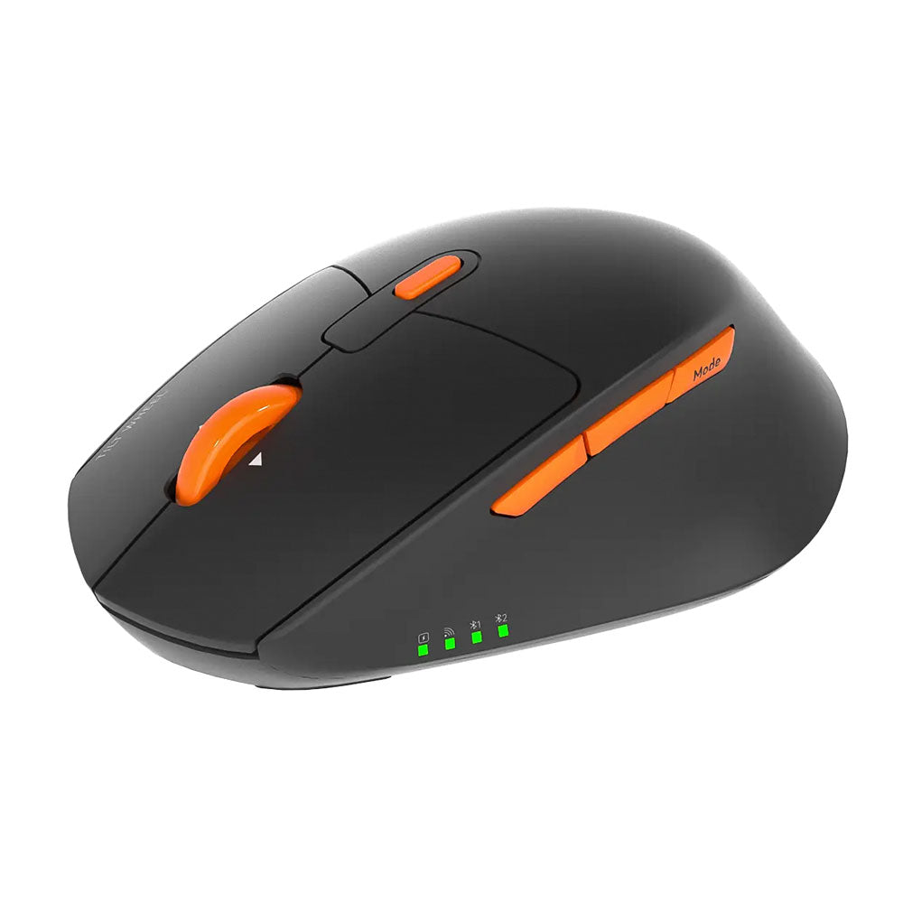 Meetion Director A2 Dual Mode Bluetooth Wireless Keyboard + Mouse Combo English & Arabic - Black