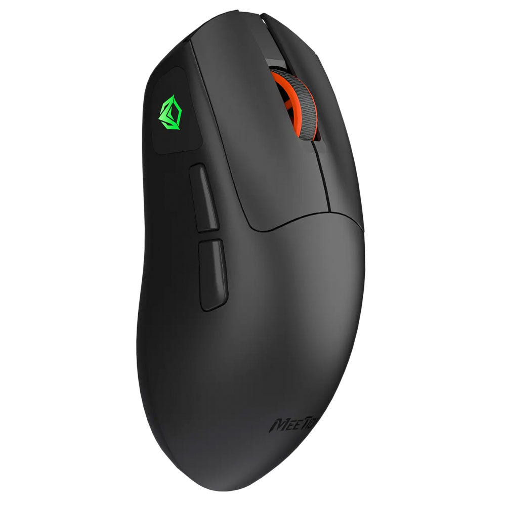 Meetion GW12 Triple Mode Rechargeable Bluetooth Wireless & Wired Mouse 12800Dpi - Black