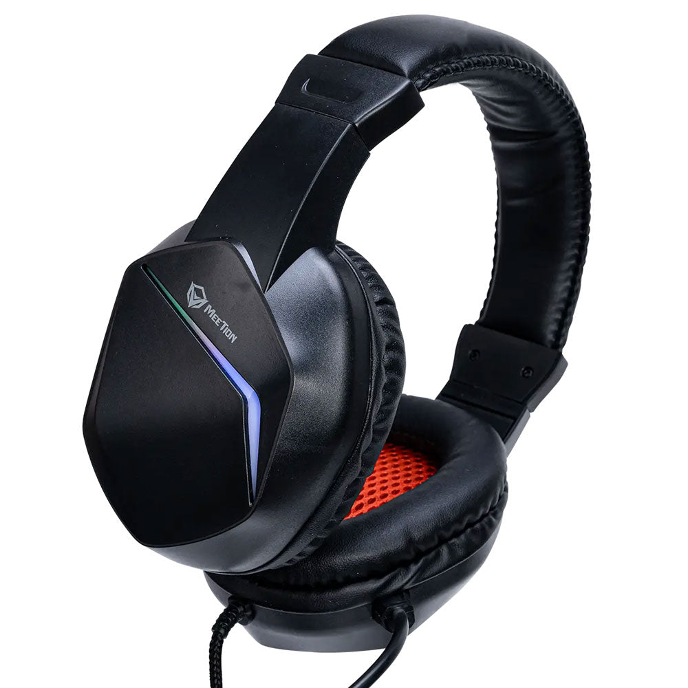 Meetion HP022 RGB Gaming Headset with Noise-Cancelling Mic - Black