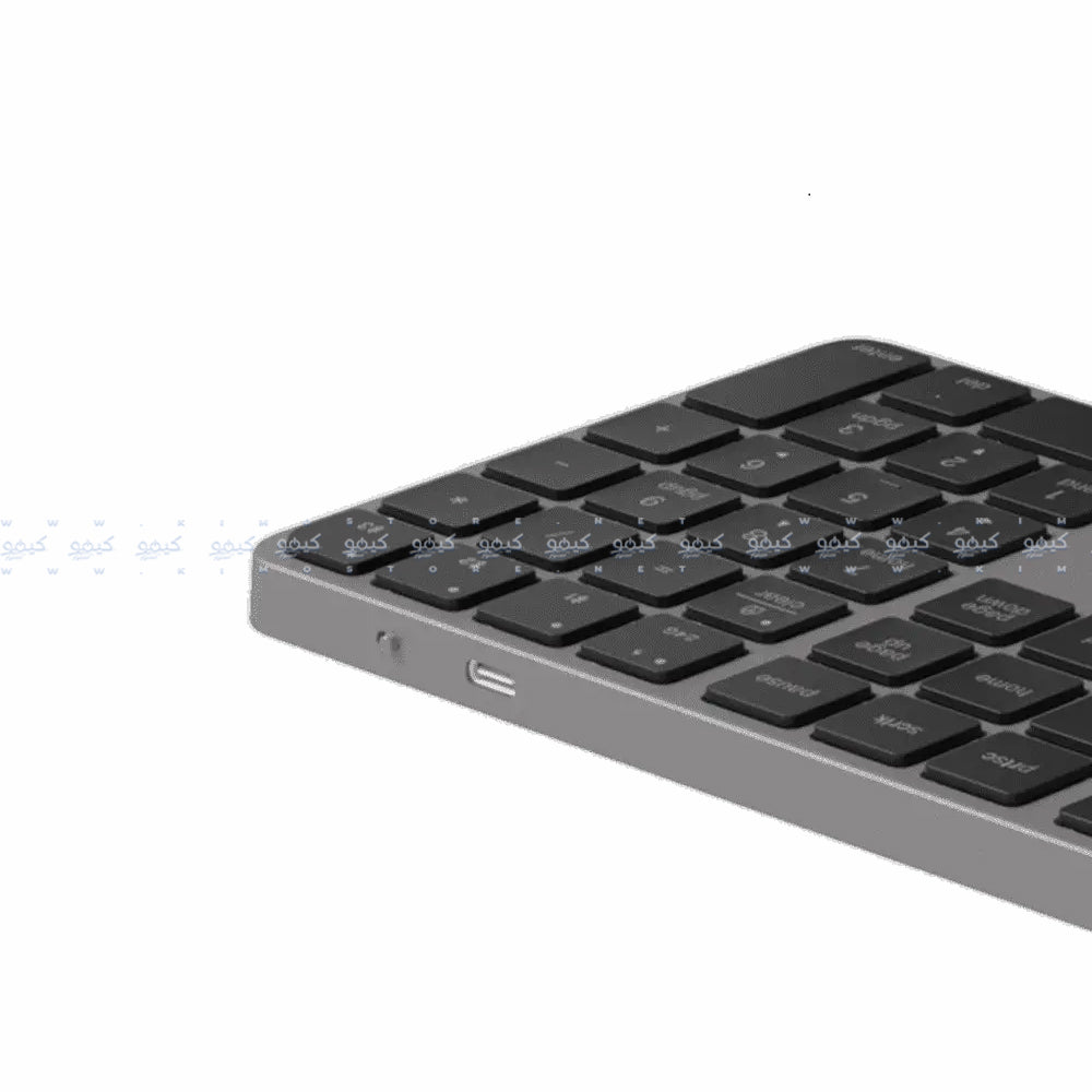 كيبورد ميشن لاسلكي بلوتوث ثنائي الوضع إنجليزي وعربي Ikey K230