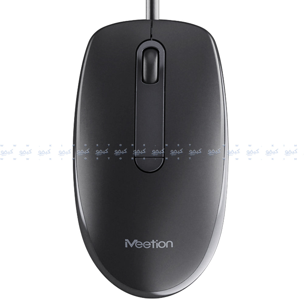 Meetion M100 Wired Mouse 1200Dpi - Black x Gray