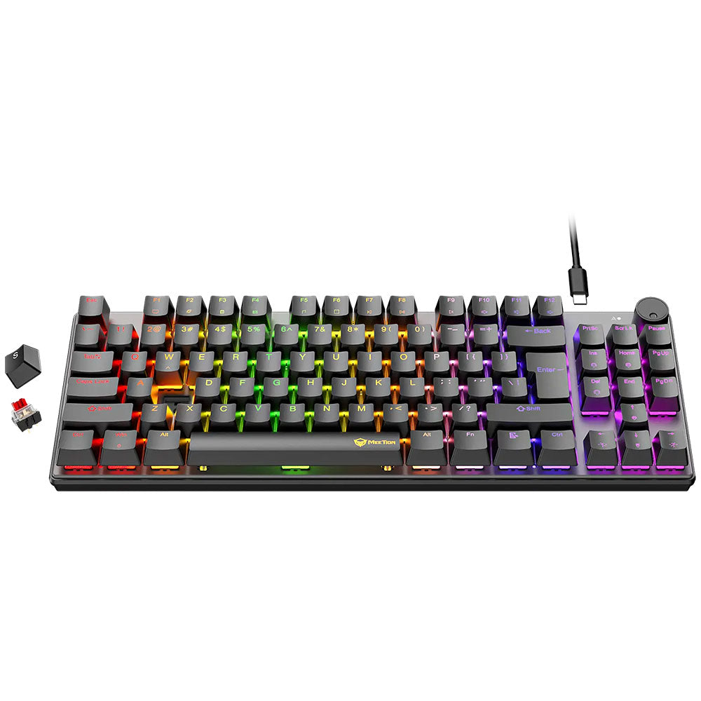 Meetion MK008 Pro Red Switch Wired RGB Gaming Keyboard English & Arabic