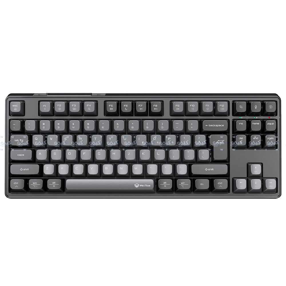 كيبورد ميشن سلكي و لاسلكي بلوتوث قابل للشحن RGB جيمنج MK14 TKL