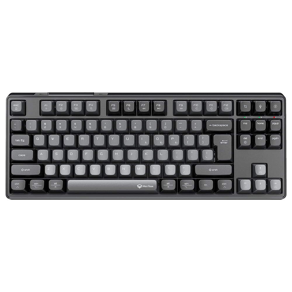 Meetion MK14 TKL Triple-Mode Rechargeable Bluetooth Wireless & Wired RGB Gaming Keyboard English & Arabic