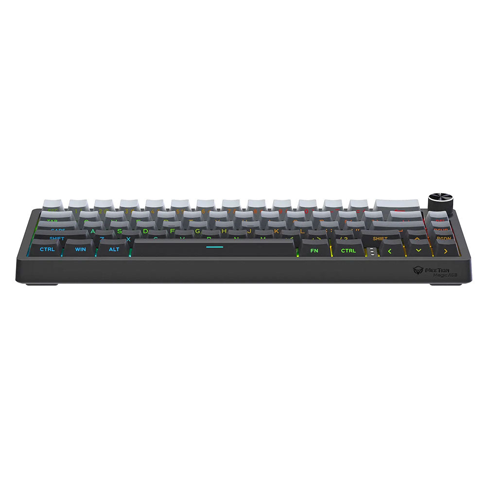 Meetion Magic A68 Magnetic Switch Wired RGB Gaming Keyboard English & Arabic - Black