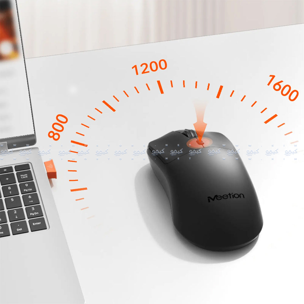 Meetion R546 Wireless Mouse 1600Dpi - Dark Gray
