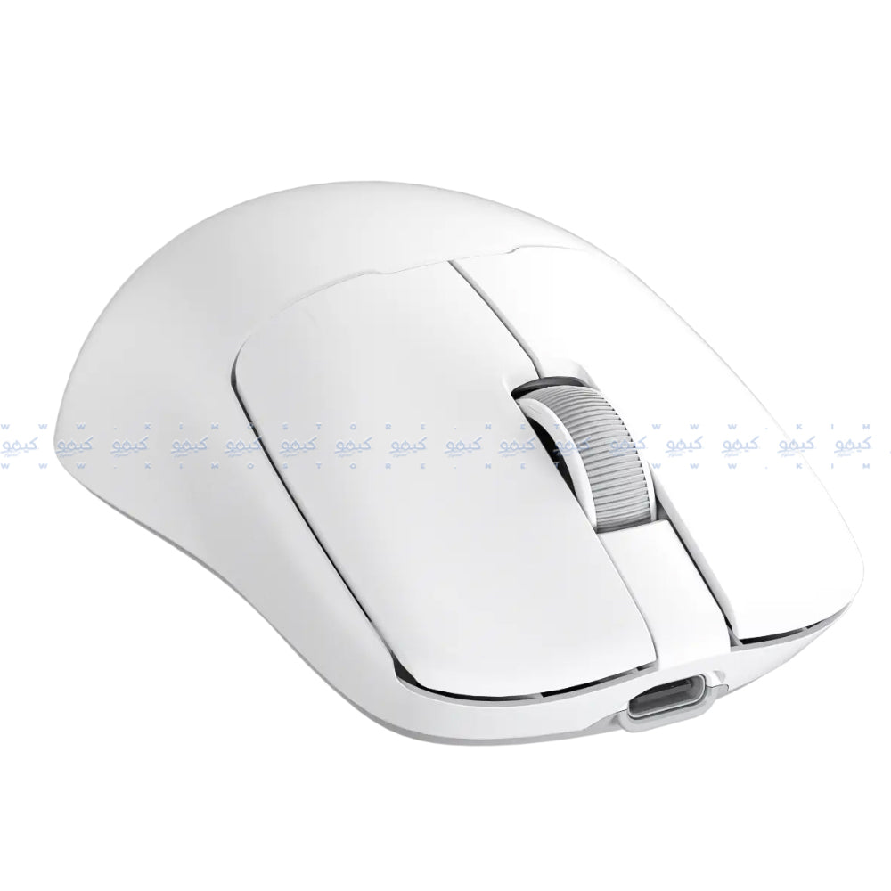 ماوس ميشن سلكي & لاسلكي بلوتوث قابل للشحن 2600 نقطة في البوصة Air GW40 Pro - ابيض