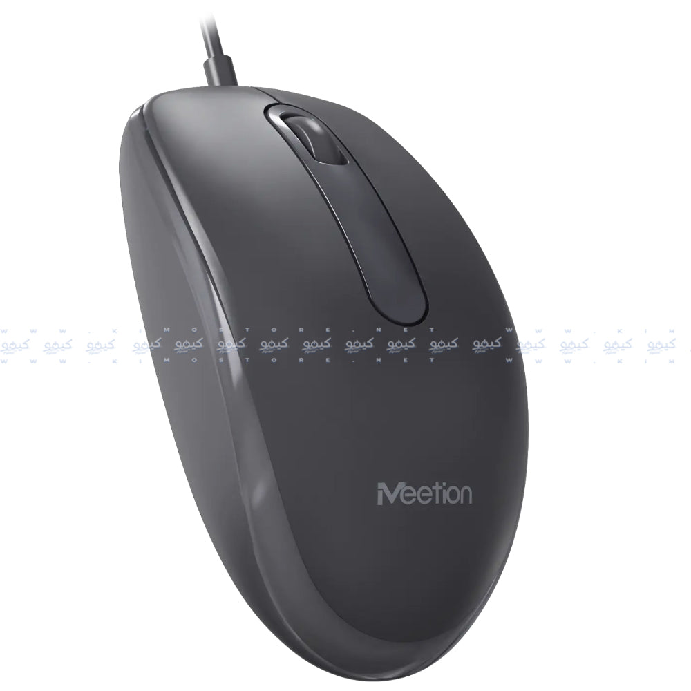 Meetion M100 Wired Mouse 1200Dpi - Black x Gray