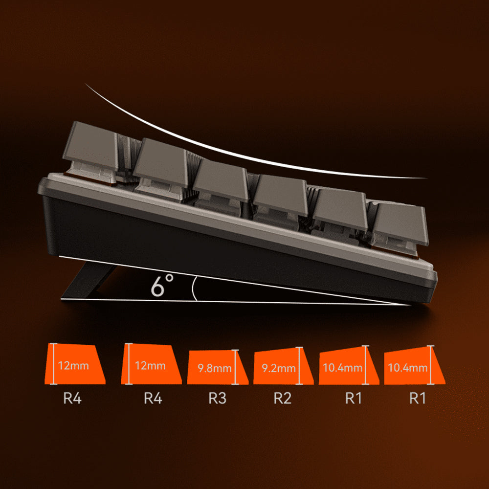 كيبورد ميشن سلكى سويتش أحمر برو MK009